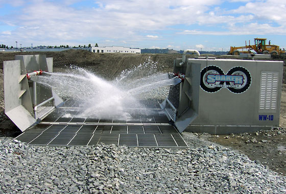 The Soaker: Wheel Wash, Used in Commercial Sites